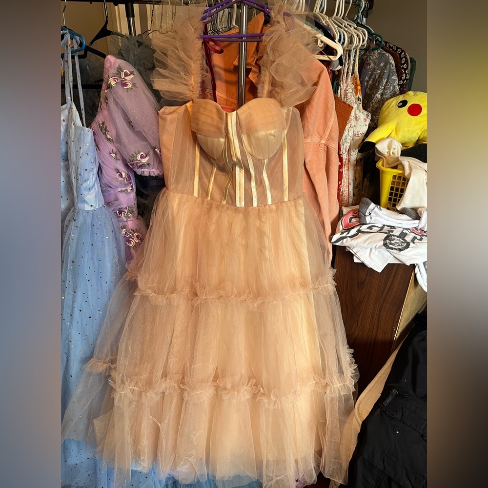 Teuta Matoshi Etsy Remake - Tulle Midi Dress